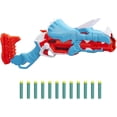 thumbnail image 2 of NERF DinoSquad Tricera-Blast Dart Blaster 12 dardos oficiales, 2 of 2