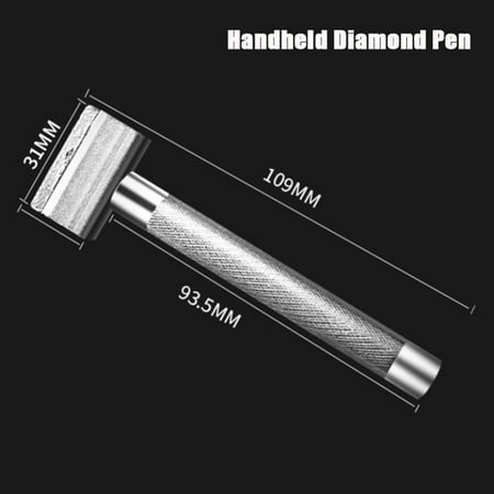 

Diamond Hand-Held Durable Dressing Pen For Washing Stone Square Head Diamond Suit New