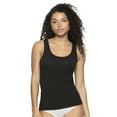 thumbnail image 2 of Felina - Cotton Modal Stretch Layering Tank Top 2-Pack - Versatile & Comfortable (Black, Large), 2 of 3