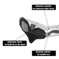 thumbnail image 2 of Cubrezapatos Irfora 1 par de cubiertas impermeables para zapatos de ciclismo a prueba de viento, cubrebicicletas de carretera de invierno reflectantes completos para ciclismo con cremallera trasera Irfora Cubrezapatos, 2 of 7