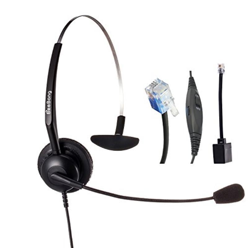 corded telephone headset rj9 for office call centers for yealink t19p