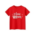 thumbnail image 6 of OGLCCG Mothers Day Shirt for Kids Girls I Love My Mama Tees Cute Graphic Printed Crewneck Short Sleeve Happy Mothers Day T-Shirt 2-14 Years, 6 of 6