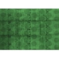 thumbnail image 1 of Ahgly Company Indoor Rectangle Oriental Emerald Green Industrial Area Rugs, 2' x 5', 1 of 4