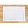 thumbnail image 3 of Fennco Styles Classic Solid Color Hemstitch Border Table Linens for Dining Table, 3 of 4