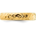 thumbnail image 3 of Avariah Diamonds Solid Sterling Silver Stackable Expressions Gold-plated Ring - Ring Size 9.0-3.8gm, 3 of 7