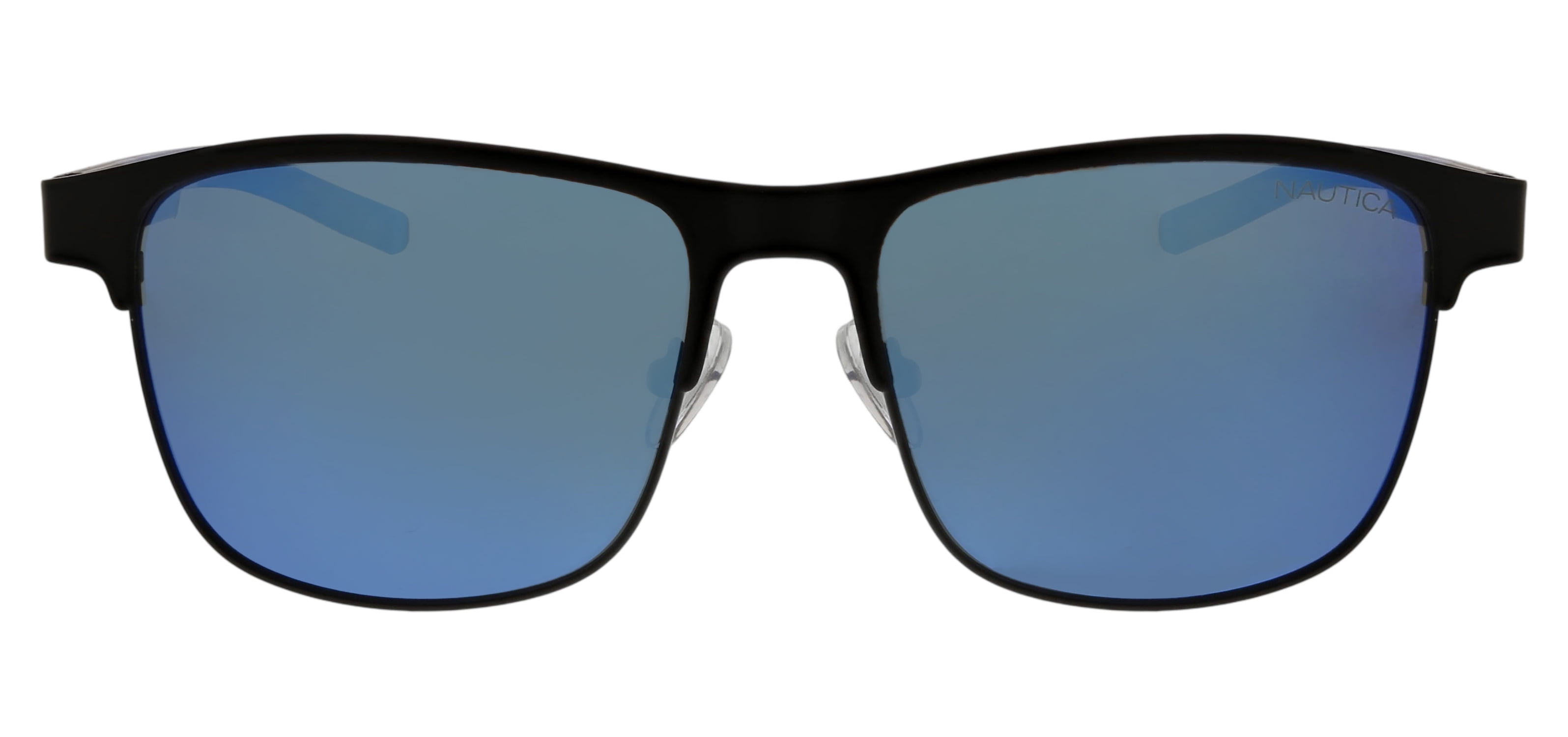 Nautica Men's Square Wrap Black Polarized Sunglasses - Walmart.com