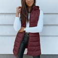 thumbnail image 5 of Pyhlmscde Women's Quilted Padded Warm Coat Outwear Sleeveless Vests, Lounge Sets for Women, Womens Tops, Cardigan for Women, 5 of 6