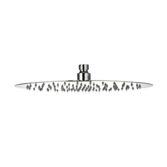 Westbrass SHR12-26 12" Round Thin High Pressure Rainfall Shower Head, Polished Chrome