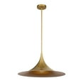 thumbnail image 2 of Bowdin 1-Light Pendant in Warm Brass, 2 of 5