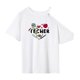 thumbnail image 1 of Camiseta para mujer de verano de manga corta para mochilero, viaje, camping L, 1 of 7