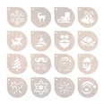 thumbnail image 2 of Plantillas de café,plantilla de café plantillas de arte latte para café,Plantillas de espuma de café para decorar cupcakes,Plantillas para decoración de café Herramienta para pasteles, 2 of 8
