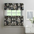 thumbnail image 2 of Farmhouse Wildflower Curtains 24 Inch - 3 Panel Vintage Country Set with Bohemian Floral Print, Rod Pocket Window Treatment, 2 of 5