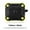 Yellow+Black, variant on Anti-Scratch Case for AirPods 3 2021 Released, Allytech Hard PC and Soft TPU Corner Protective [LED Visible][Supports Wireless Charging] Anti-Lost Keychain Skin for Airpods 2021(3rd Gen), Black