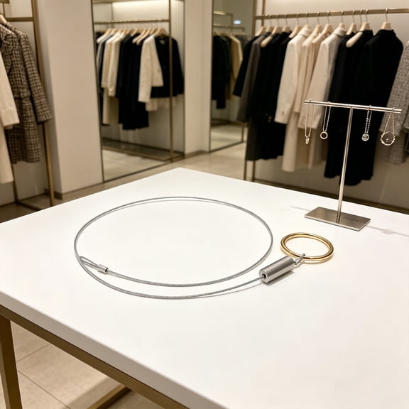 OFFIGAM Metal Suspension Hook with Polished for Clothing Racks in Retail Stores and Display Fixtures