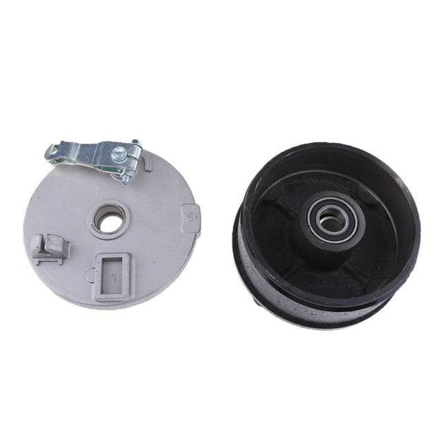 koolsoo 4 Goujons Boîtier de Frein à Tambour Moyeu de Roue +chaussures ATV Gokart Buggy 110mm Gauche