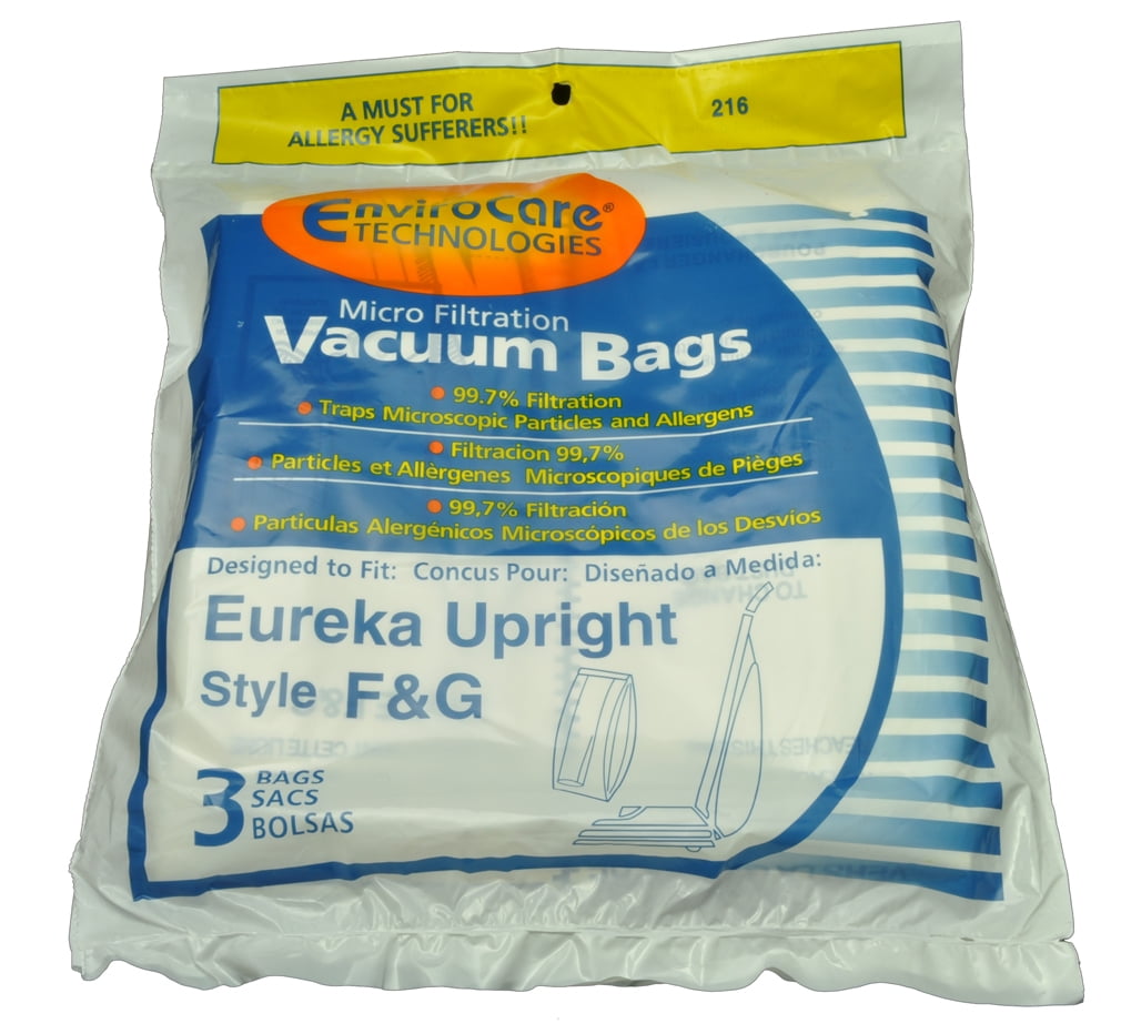 Eureka Sanitaire Style F&G Upright Vacuum Cleaner Bags 20 Pk Micro Filtration 