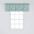 thumbnail image 2 of Ambesonne Bird on a Wire Window Valance, Winged Animal Clouds, 54" X 18", Blue Grey Multicolor, 2 of 3