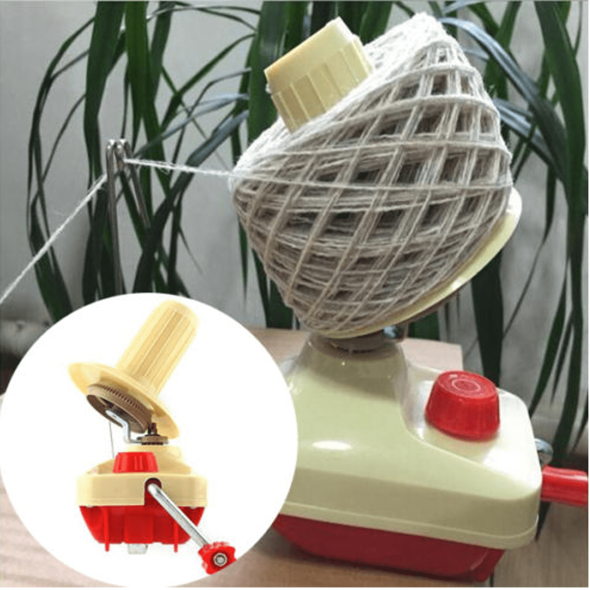 Portable HandOperated Yarn Winder Wool Yarn Fiber String Thread Skein