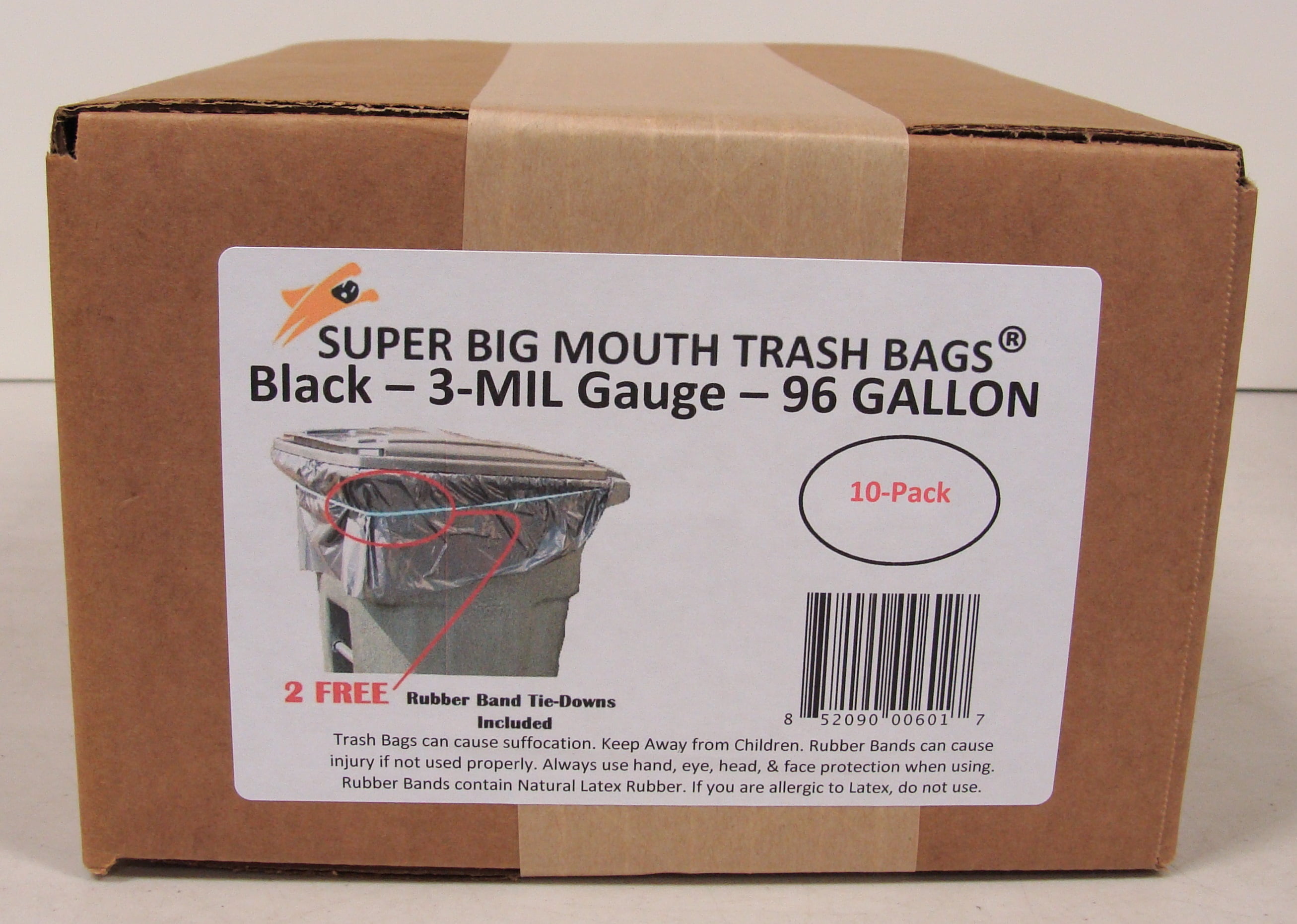 3.0 Mil Sample of 45/55/60 Gallons Heavy Duty Commercial Trash Garbage Bag 1.5 