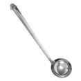 thumbnail image 4 of Cucharón de acero inoxidable: Cucharón hondo de acero inoxidable de 310 ml con gancho y mango largo para servir sopa, gachas y salsa., 4 of 7