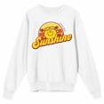 thumbnail image 4 of Mr. Men And Little Miss Classic Little Miss Sunshine Crew Neck Long Sleeve White Adult Sweatshirt-Medium, 4 of 7