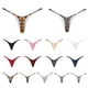 thumbnail image 5 of Gibobby Ropa Interior Elástica para Mujer Calzoncillos bikini doble capa tiro bajo con tanga sexy para mujer（Caqui， L), 5 of 5