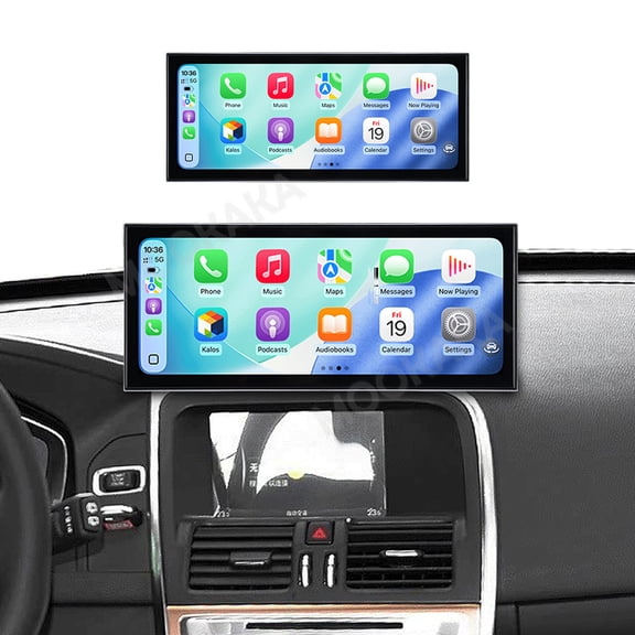 MOOKAKA 15.8" Smart Display Radio Audio Media Player for Volvo XC60 2009-2017 Car Navigation GPS Upgrade Headunit Android Replacement 1080P Screen Carplay Accessories