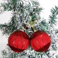 thumbnail image 5 of Twfbrm 3 Pcs Christmas Ball Pendant Hanging Ball Christmas Party Scene Decoration Christmas Tree Decorations 85mm Red Hanging Ball Hanging Decorations, 5 of 7