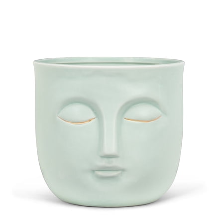 Set of 6 Large Sleeping Face Planter