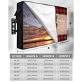 thumbnail image 7 of Outdoor TV Cover 60 to 65 Inch Weatherproof, Merry Christmas Waterproof TV Screen Protector for Outside Decor with Zipper and Pocket 58"L x 37"H , Red Farm Truck with Christmas Tree, 7 of 7