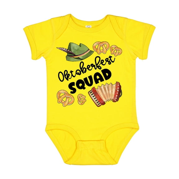 Inktastic Oktoberfest Squad Hat, Accordion, Pretzels Boys or Girls Baby Bodysuit