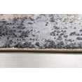 thumbnail image 4 of La Dole Rugs Transitional Abstract Minimalistic Contemporary Area Rug - Premium Durable Carpet for Living Room, Bedroom, and Office - Silver, and Beige, 6x9 (6'7" x 9'2", 200cm x 280cm), 4 of 8