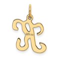 thumbnail image 3 of Diamond2Deal 14K Pendentif Initiale Lettre K en Or Jaune pour Femmes, 3 of 6