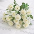 thumbnail image 4 of Clearance! FNGZ Artificial Flowers, Household Imitation, Small Lilac Artificial Flower (1Pc) White, 1X Artificial Rose, 4 of 8