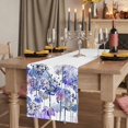 thumbnail image 2 of Table Runners 70 Inches Long Dress Scarves, Purple Onion Flowers Farmhouse Coffee/Dining/Kitchen Table Decor, Holiday Table Runner, Spring Floral Dandelion Botanical 13x70 Inch, 2 of 9
