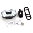 thumbnail image 1 of Luz Trasera para Bicicleta LED, Recargable por USB, Resistente Al Agua, Ultraligera, para Ciclismo de Montaña., 1 of 5