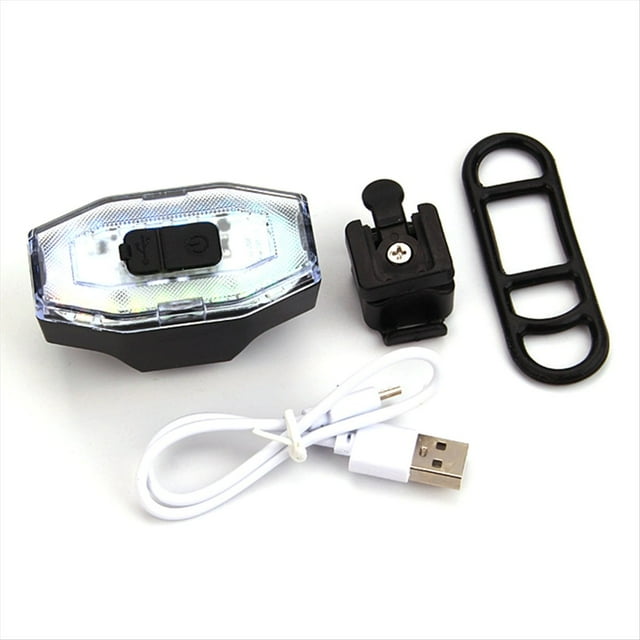 Luz Trasera para Bicicleta LED, Recargable por USB, Resistente Al Agua, Ultraligera, para Ciclismo de Montaña.