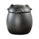 thumbnail image 1 of Tarro de té con forma de perro con tapa, para guardar alimentos, especias, café, azúcar y té. Negro, 1 of 9