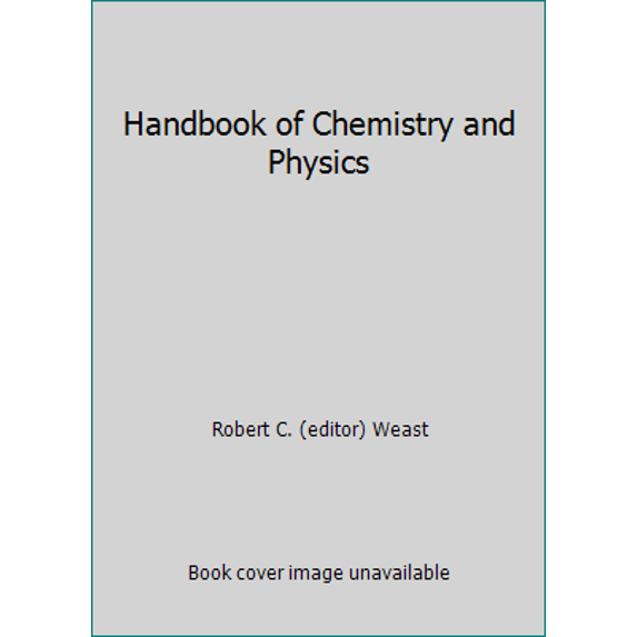 Pre-Owned Handbook of Chemistry and Physics (Hardcover) 0878194568 9780878194568