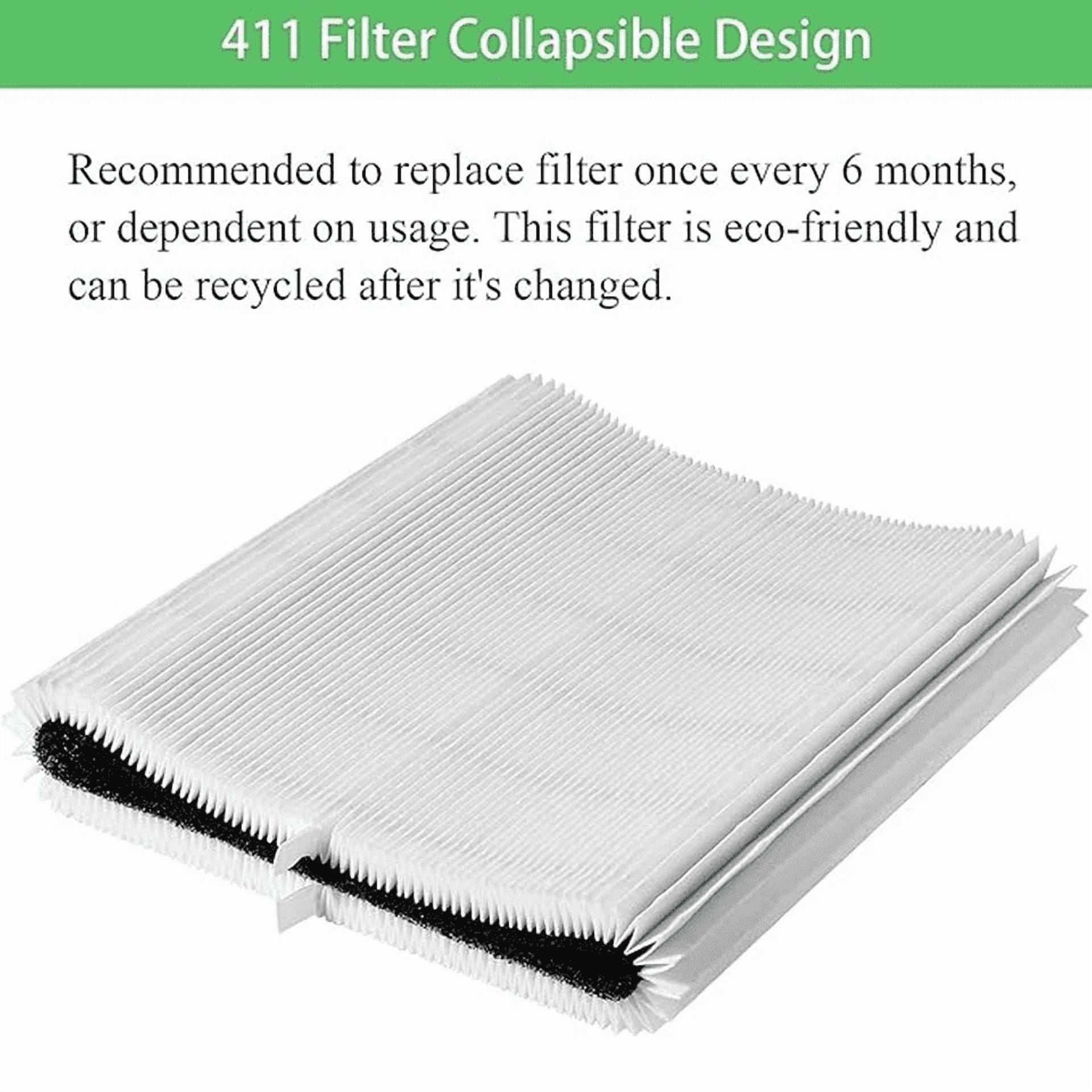 Replacement True HEPA Filter for Blueair Blue Pure 411 Air Purifier