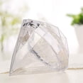 thumbnail image 3 of Ksopiavobs 12 Pcs Diamond Candy Boxes Plastic Wedding Favor Boxes Clear Jars Candy Storage Boxes Gift Boxes for Wedding Baby Shower Christmas Birthday Party Decorating Ornament Container (Diamond), 3 of 4