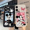 thumbnail image 5 of Case For OPPO RENO 8 7 9 6 7SE 5 4 4SE 4 3 4G 5G PRO PLUS Colour Simple Liquid Silicone Case Cartoon Mickey Minnie Mouse, 5 of 5
