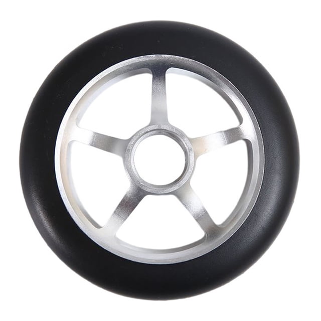 Bgsha Roues de Trottinette Pro 100 mm avec Roulements Moyeu de Roue en Alliage d'Aluminium Haute Élasticité
