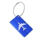 thumbnail image 2 of Etiqueta de equipaje de aleación de aluminio Tarjeta de embarque comprobada Avión (Azul) Likrtyny Para estrenar, 2 of 9