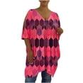 thumbnail image 1 of Pompotops Femmes V-Cou Impression en Vrac Mode Bustier Jupe Courte Robe, 1 of 8