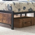 thumbnail image 6 of VECELO Full Size Metal Platform Bed Frame and Nightstand, End Table with Cabinet, Wooden Headboard and Footboard, 6 of 8
