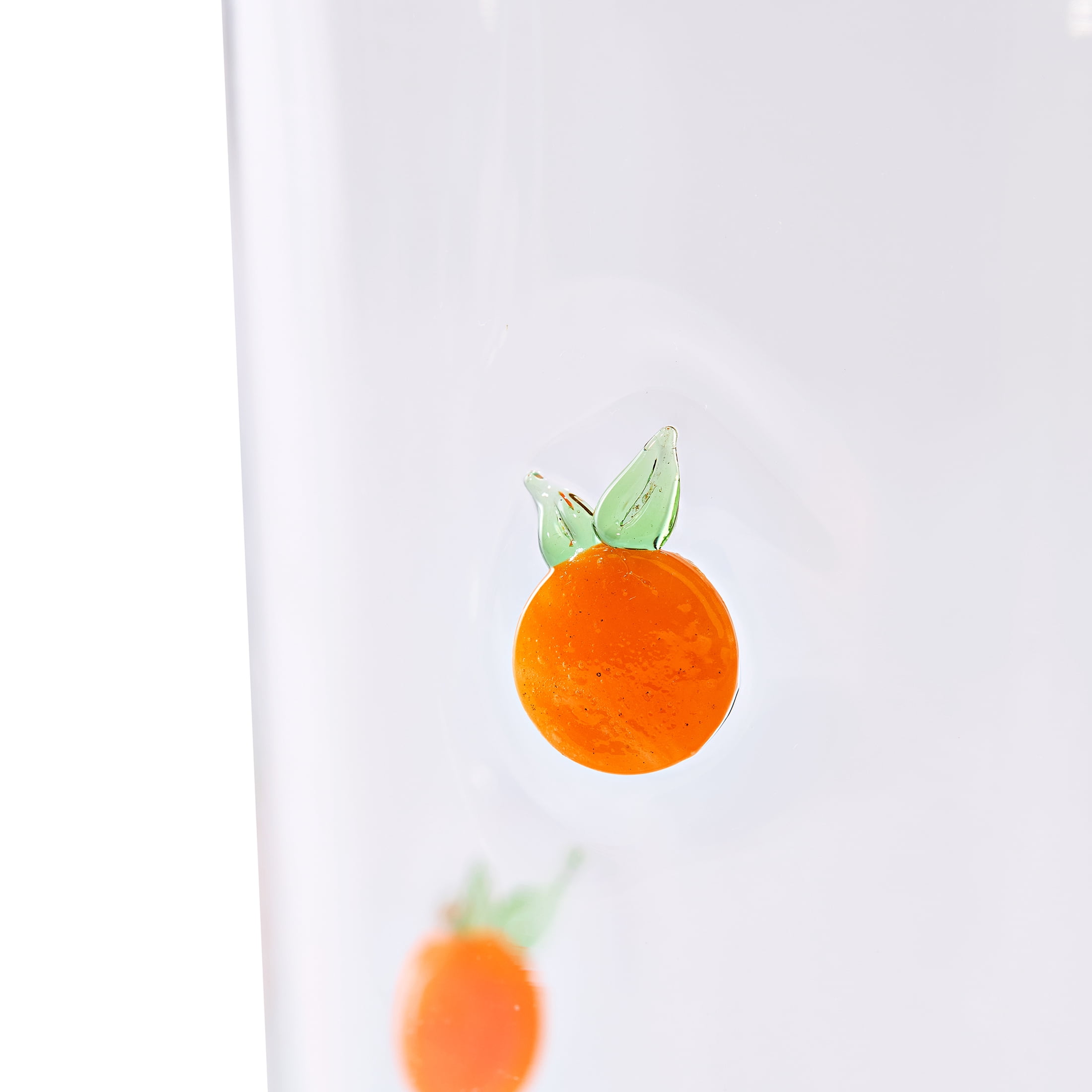 Better Homes & Gardens Glass Sipper Orange Icon with Glass Lid