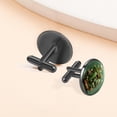 thumbnail image 6 of Cactus Men's Stainless Steel Cufflinks for Dress Shirts - Formal Attire Essential, 6 of 6