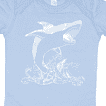 thumbnail image 4 of Inktastic Great White Shark Jumping in White Boys or Girls Baby Bodysuit, 4 of 5