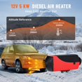 thumbnail image 3 of 12V 5KW Diesel Heater, Car Heater With Remote Control, Quick Engine Pre-Heat, Quiet Operation, Versatile for Truck RV Van Boat Trailer Car SUV Camper Indoor Outdoor Use, 3 of 6
